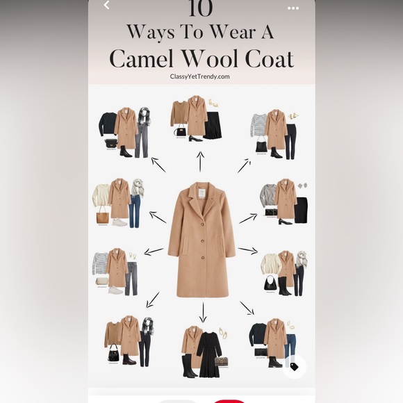 Vintage camel hair wrap coat - Picture 11 of 14